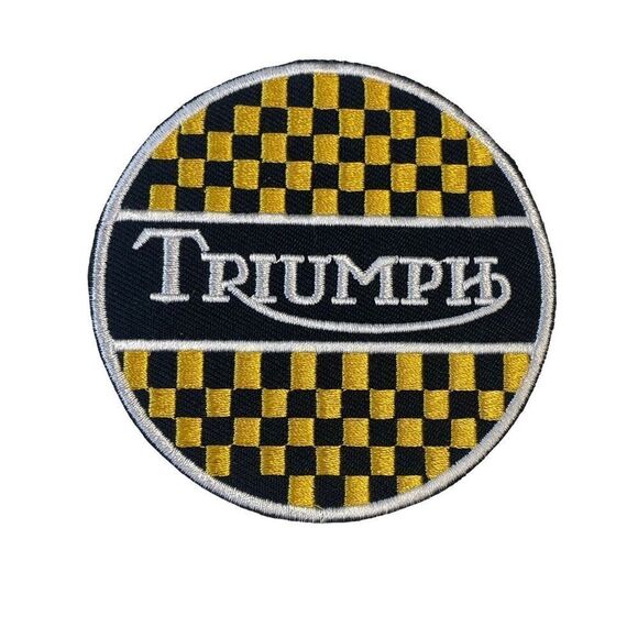 Triumph Motorcycles Embroidered Patch - Picture 1 of 3